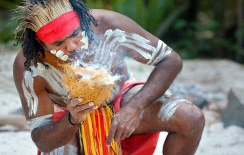 Rondreis Oceanie Australie Aboriginal warrior