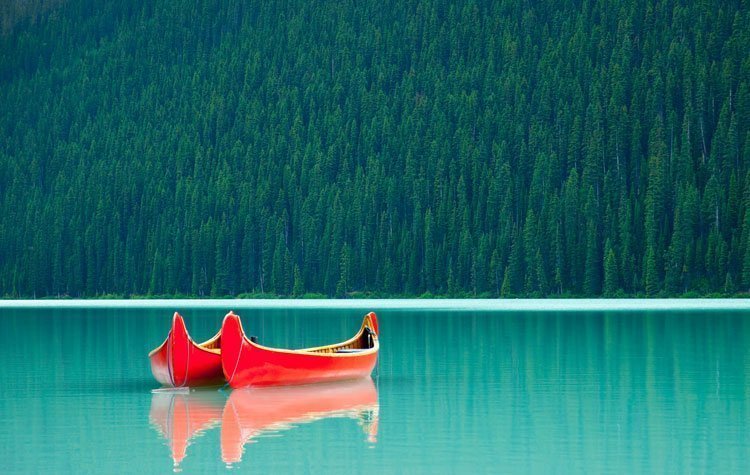 Lake Louise kano Banff NP | Rondreis Canada