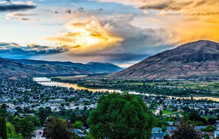 Kamloops Uitzicht BC | Rondreis Canada
