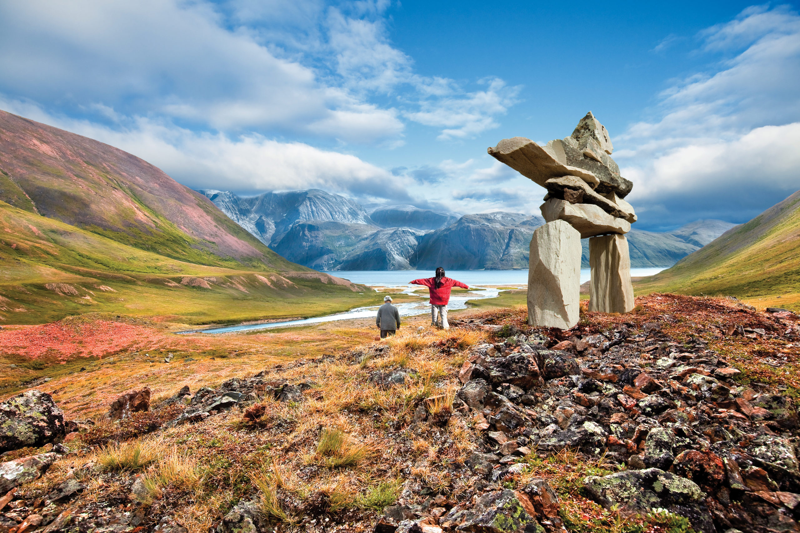 Torngat Mountains NP Inukshuk Newfoundland | Rondreis Canada