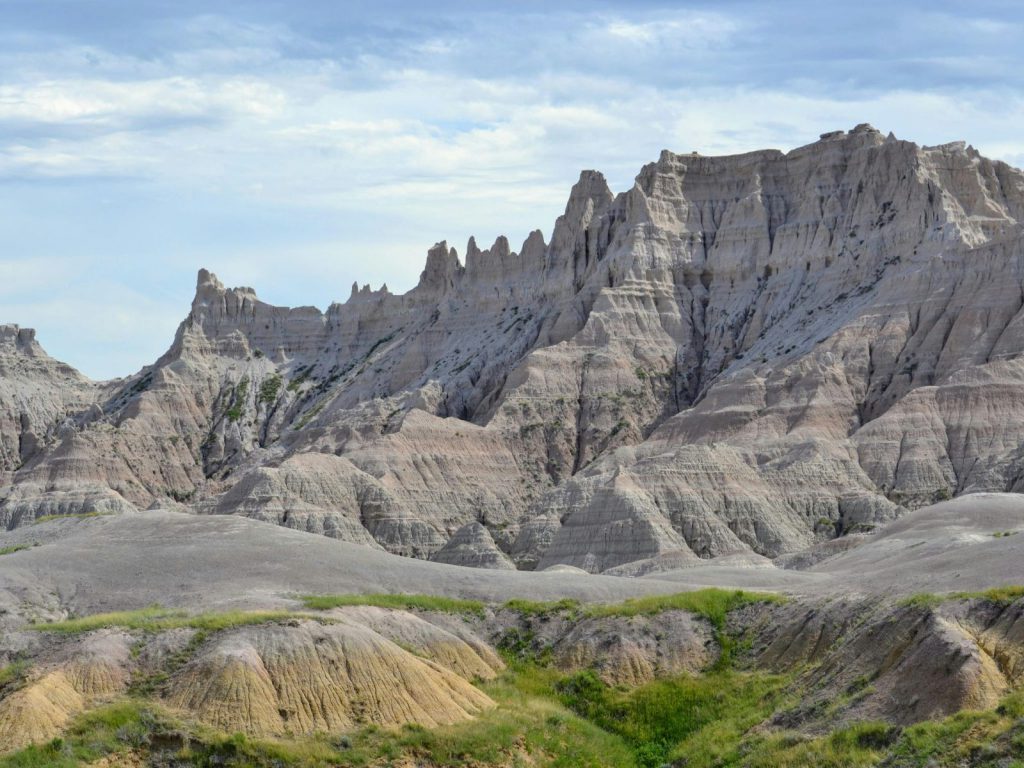 Rondreis Amerika, Badlands National Park, Puntige bergen