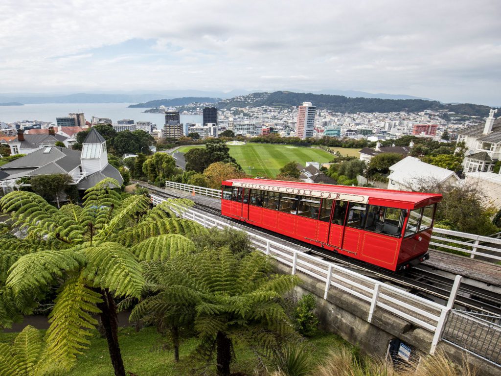 Rondreis Nieuw-Zeeland, Wellington, Kelburn Hill, beeldbank Pure New Zealand