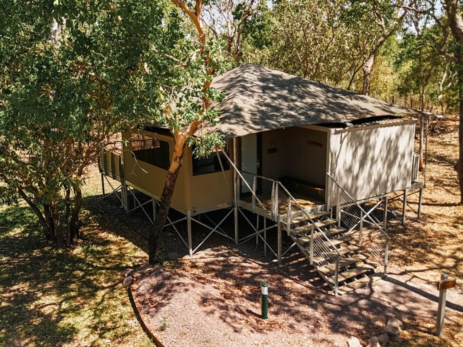 Rondreis Australië, Kakadu National Park, Kakadu Lodge Cooinda, buitenaanzicht