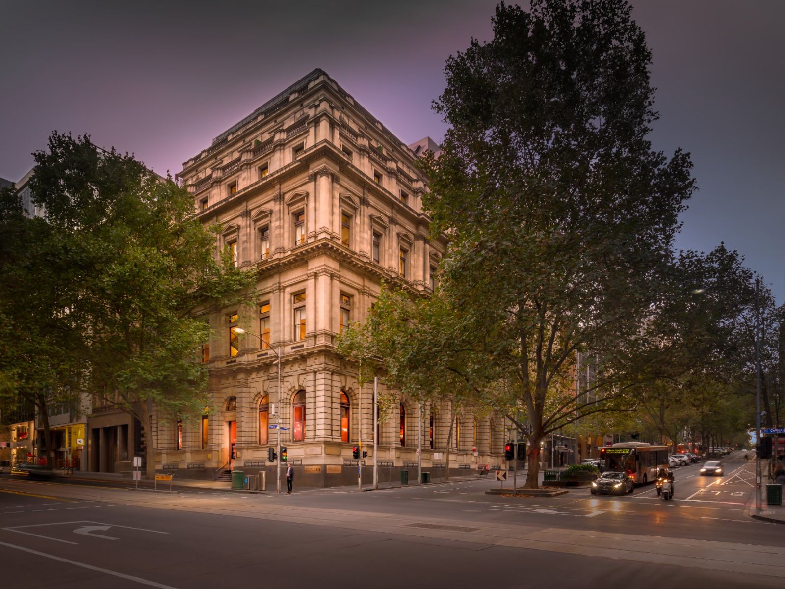 Rondreis Australië, Melbourne, Treasury on Collins, accommodatie hoek