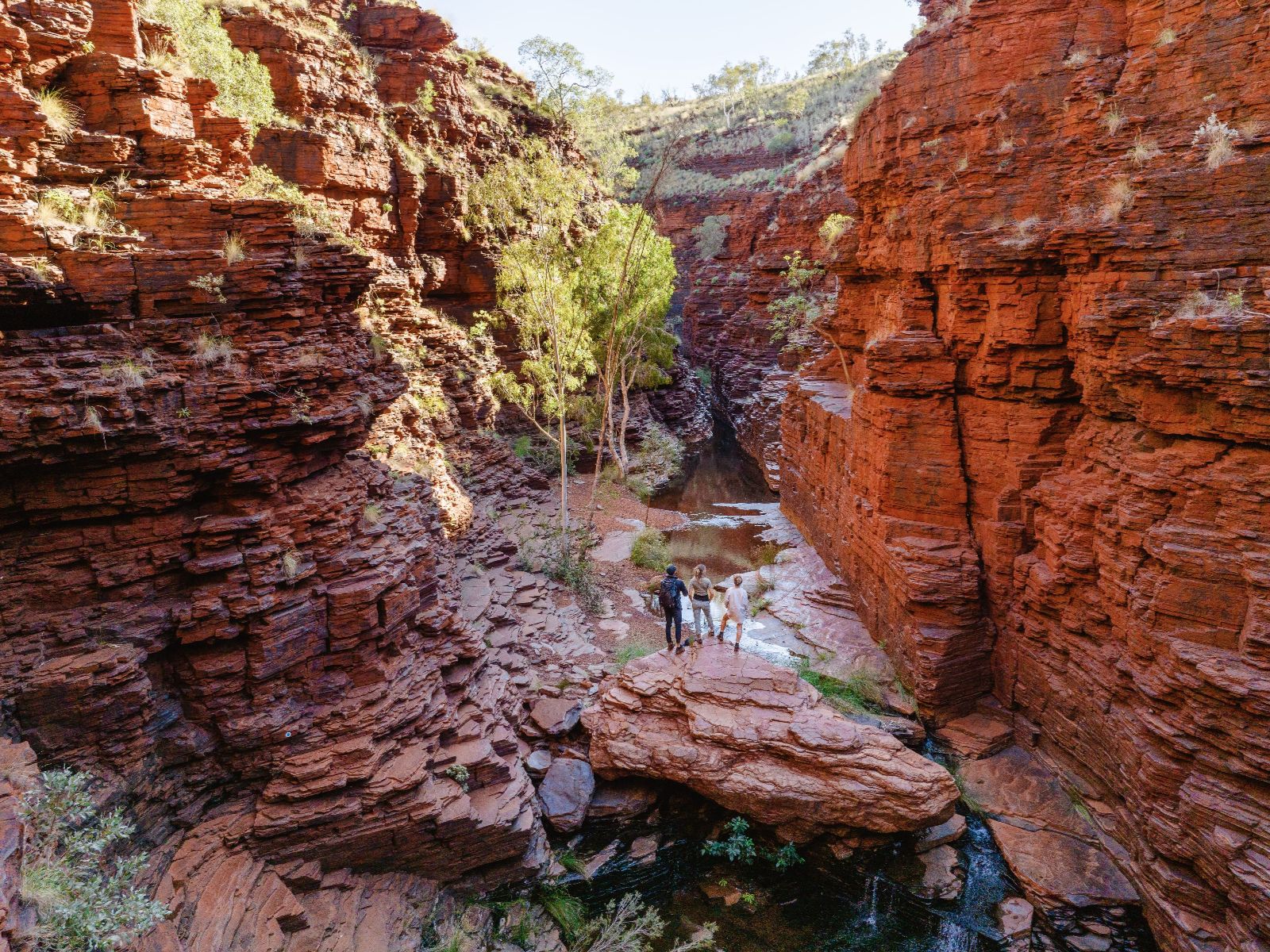 Rondreis Australië, Karijini, Pilbara, rode kloof