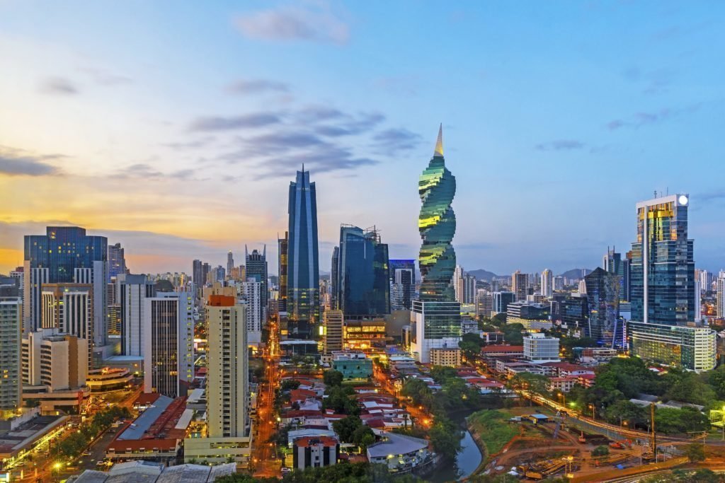 Rondreis Panama, Panama-stad skyline