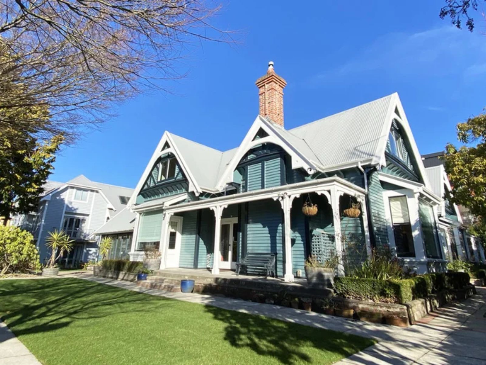 Rondreis Nieuw Zeeland, Christchurch, Orari B&B, Vooraanzicht Gebouw
