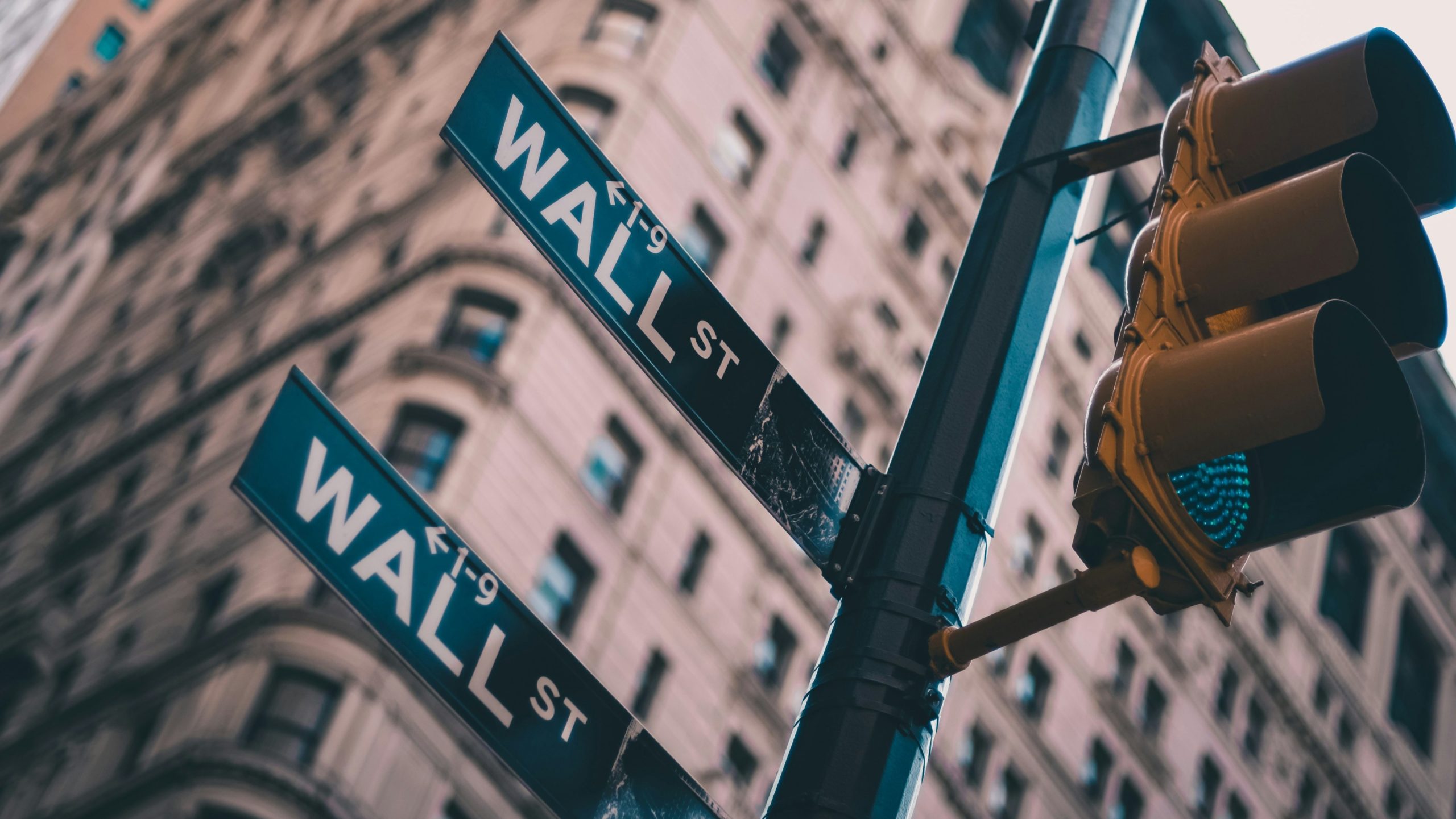 Wall street New York Verenigde Staten