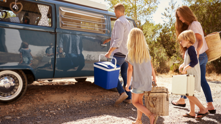 Kinderen camper