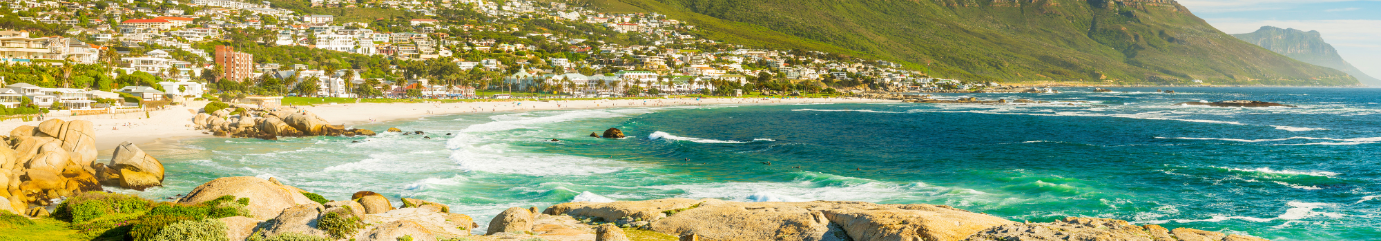 Camps Bay in Kaapstad, Zuid-Afrika