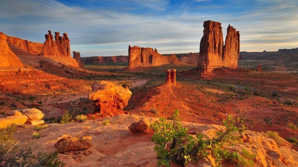 courthouse-towers-arches national park amerika