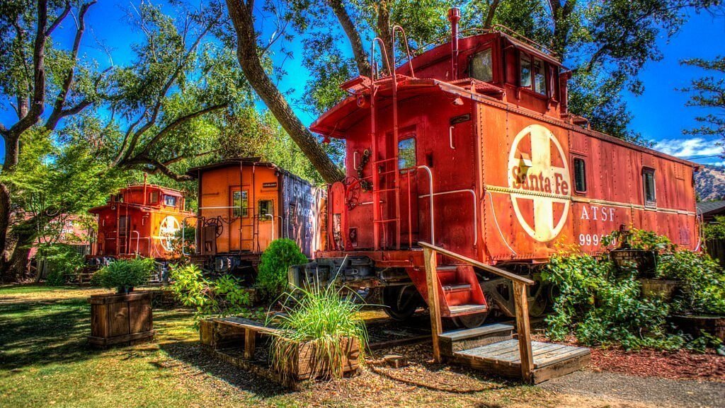 Featherbed Railroad Company, Clear Lake, Californië, USA