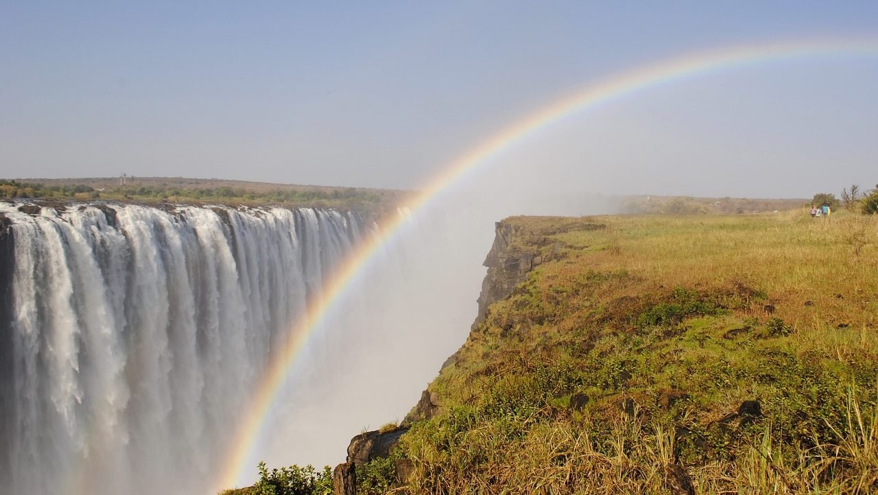 Vakantiebestemming kinderen Victoria Falls, Botswana regenboog