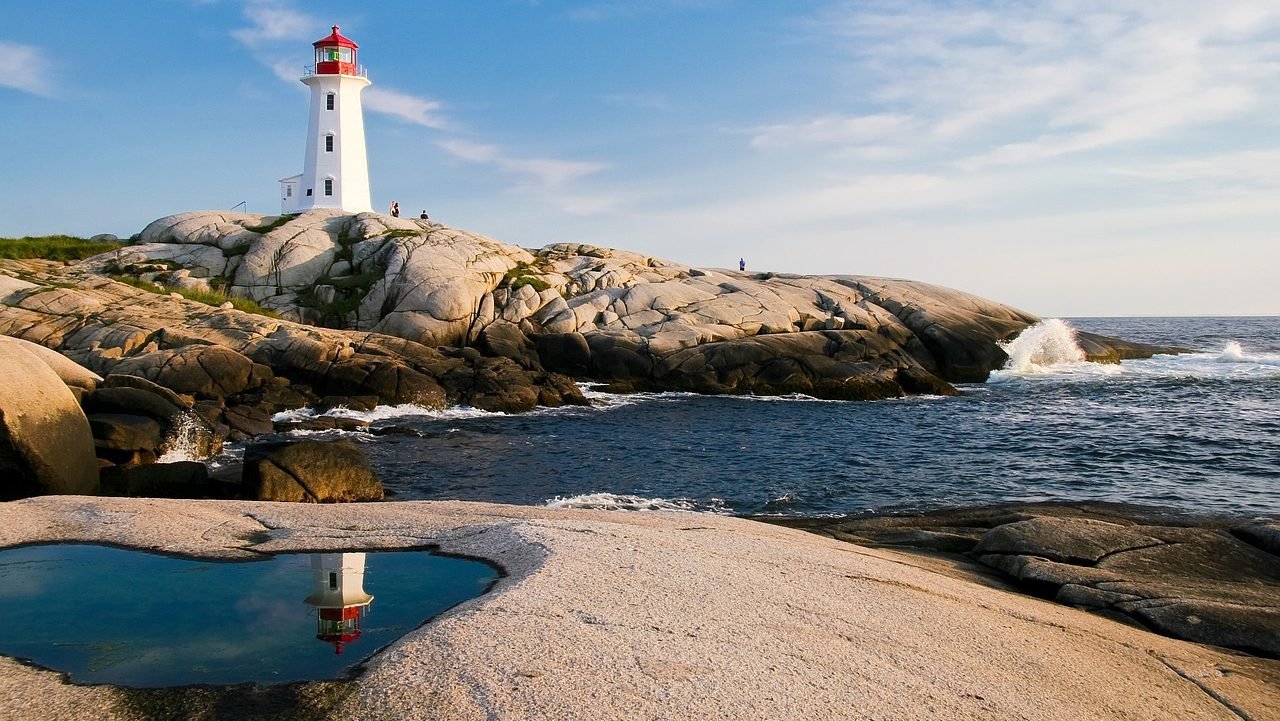 Lighthouse Peggy's Cove, Nova Scotia Canada
