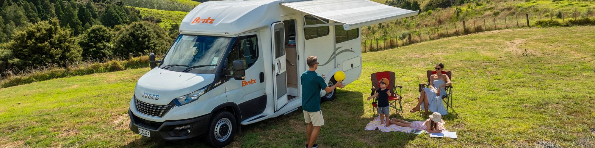 Britz Nieuw Zeeland Discovery Camper Banner