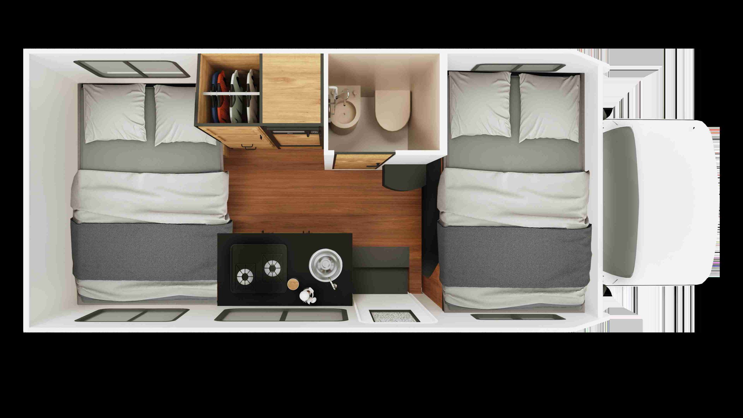 Cruise Canada, C 21 Compact + Floorplan Night