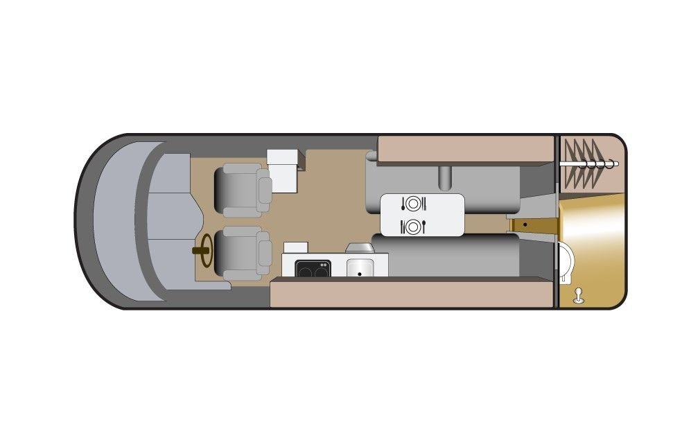 Fraserway, Van Conversion - floorplan day