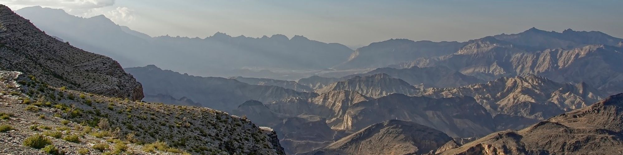 Oman Hajargebergte Banner