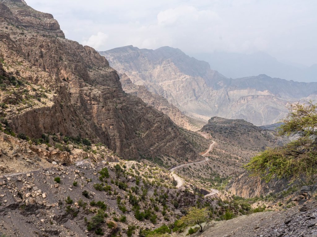 Wadi Bani Awf, Spectaculaire Weg Door Oman