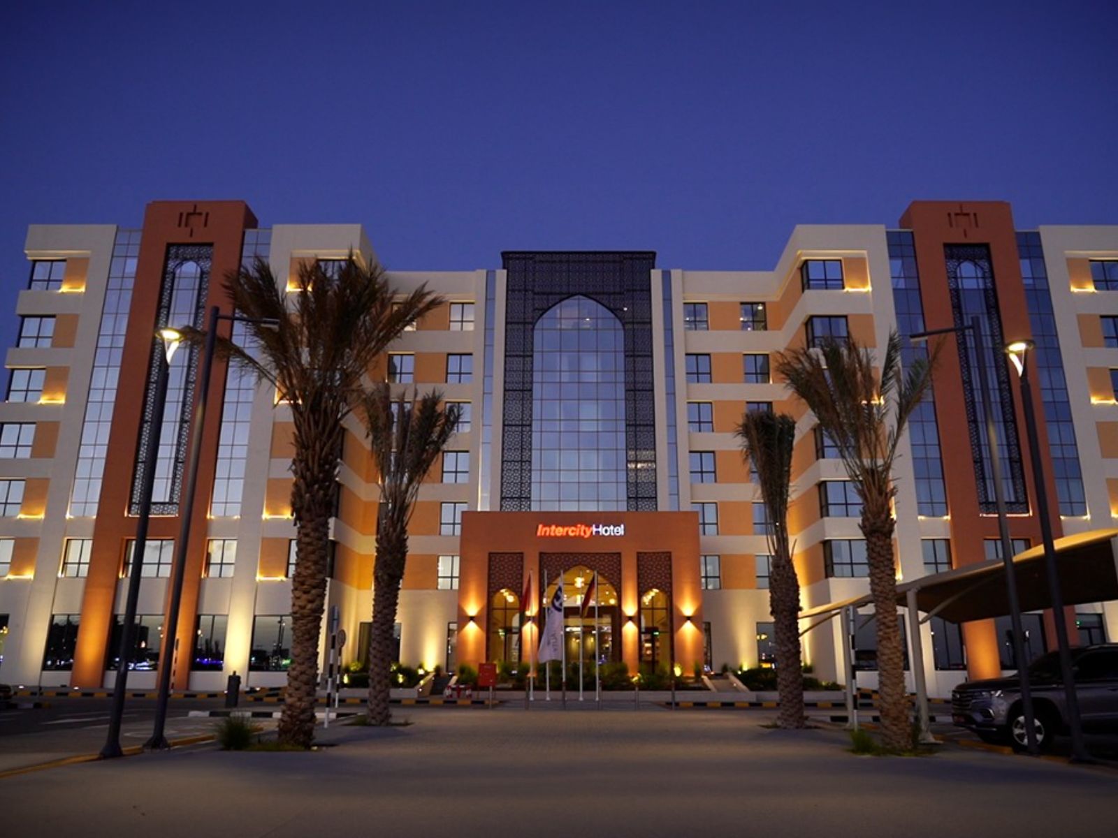 Rondreis Oman IntercityHotel vooraanzicht hotel