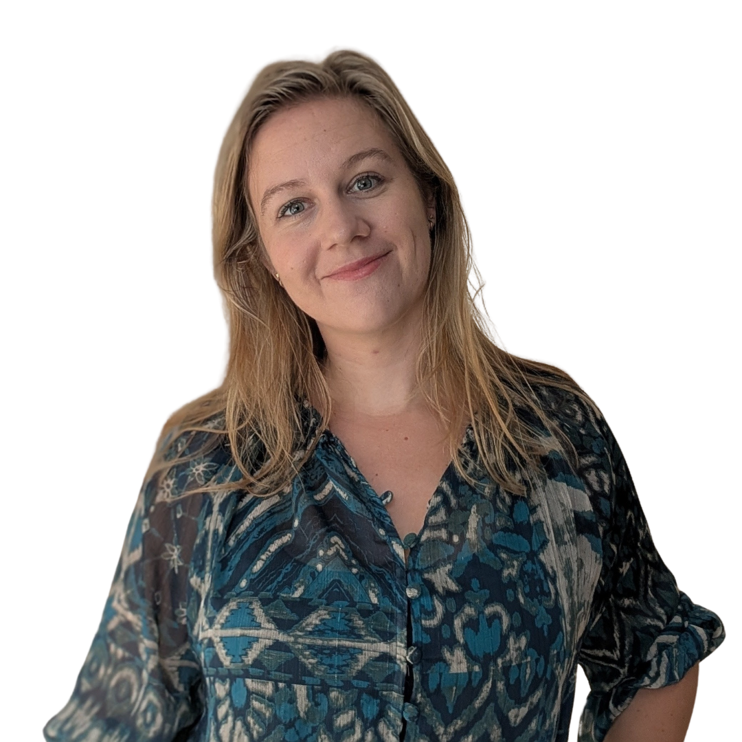 Collega Annelou van WRC Reizen met een witte achtergrond