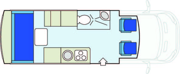 Canadream, Deluxe Van, Floorplan Day