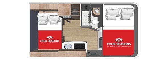 Four Seasons, C Small Floorplan Night
