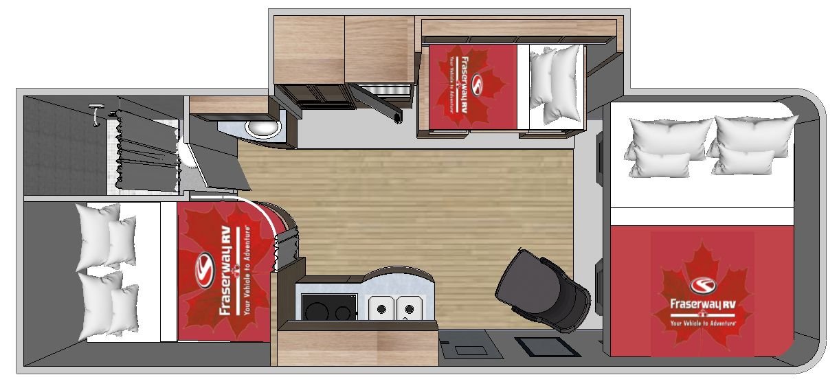 Fraserway, C Large Floorplan Night