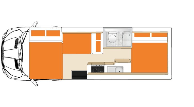 Apollo, Euro Deluxe Floorplan Night