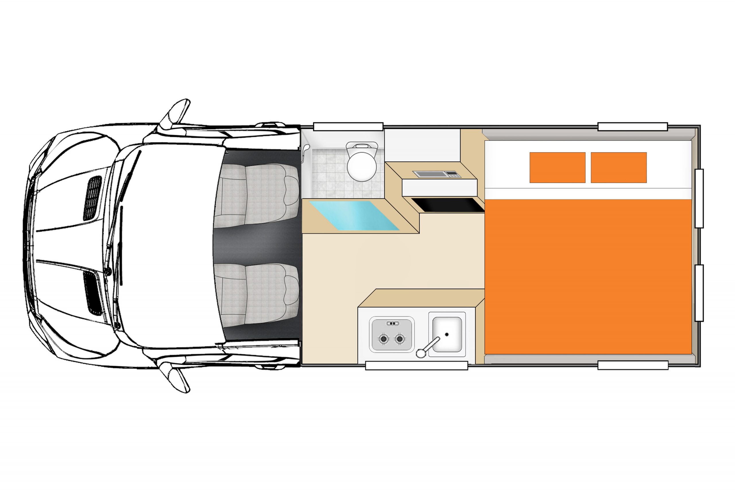 Apollo, Euro Mini Floorplan Night