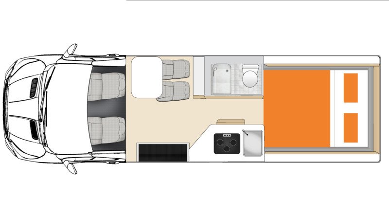 Apollo, Euro Tourer Floorplan Night