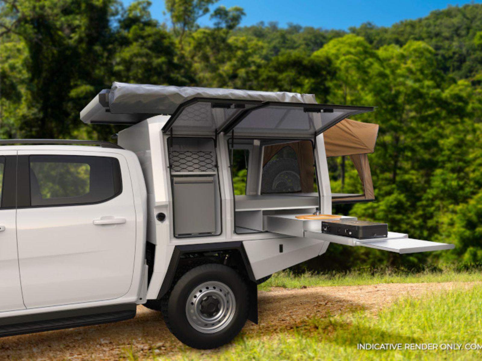 Britz 4 Berth Warrior Cooking IndicativeRender
