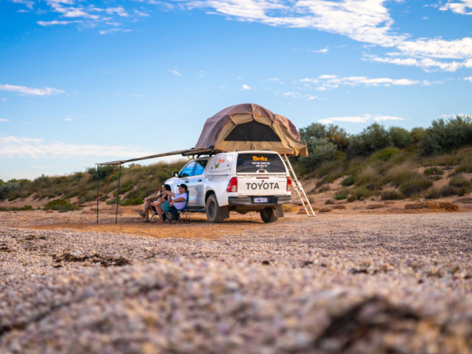 Britz 5 Berth Safari 4WD 85 Pebble Beach Exmouth