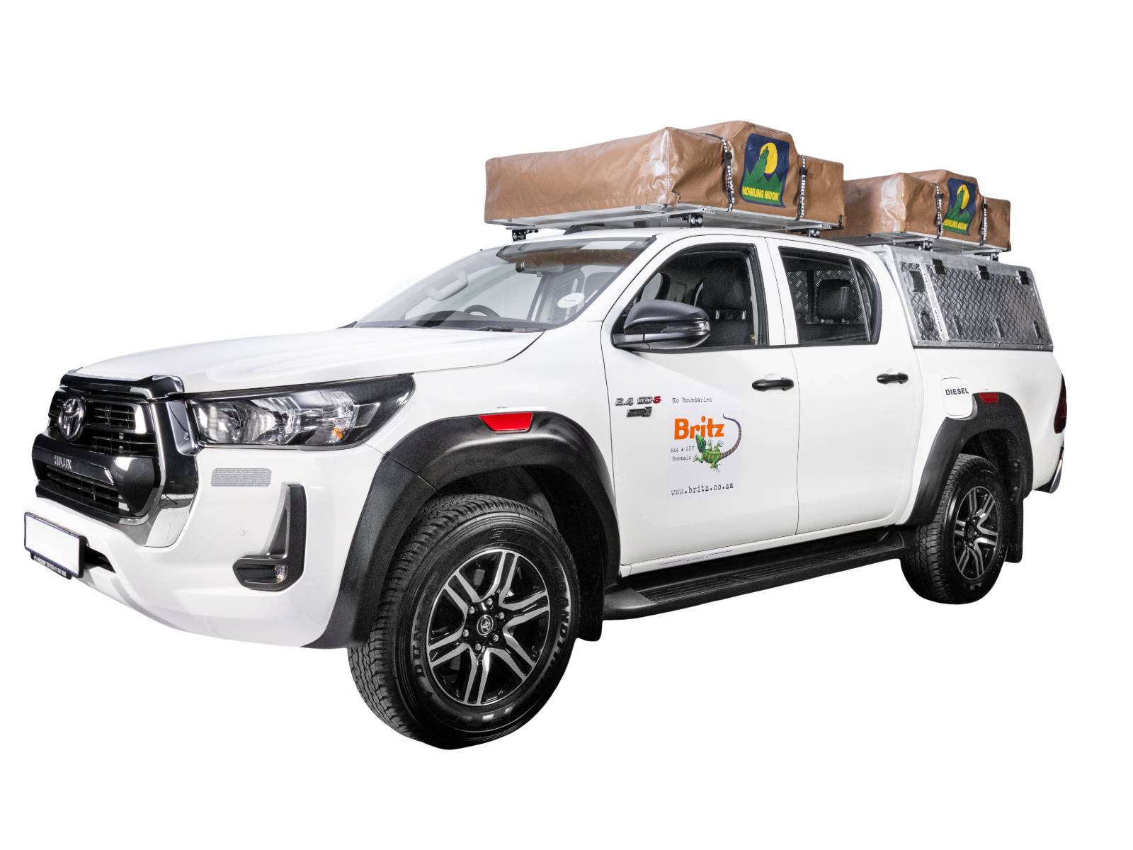 Britz Afrika Toyota Double Cab Exterior 4