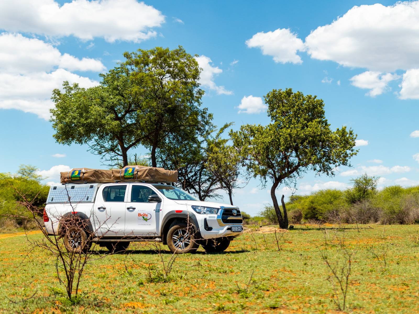 Britz Afrika Toyota Double Cab Exterior