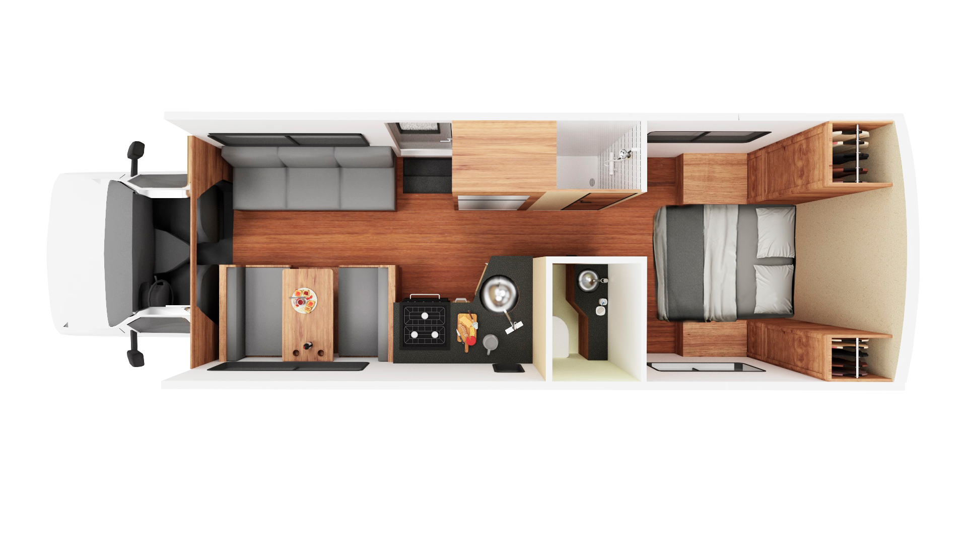 Cruise America, C30 Large Floorplan Day