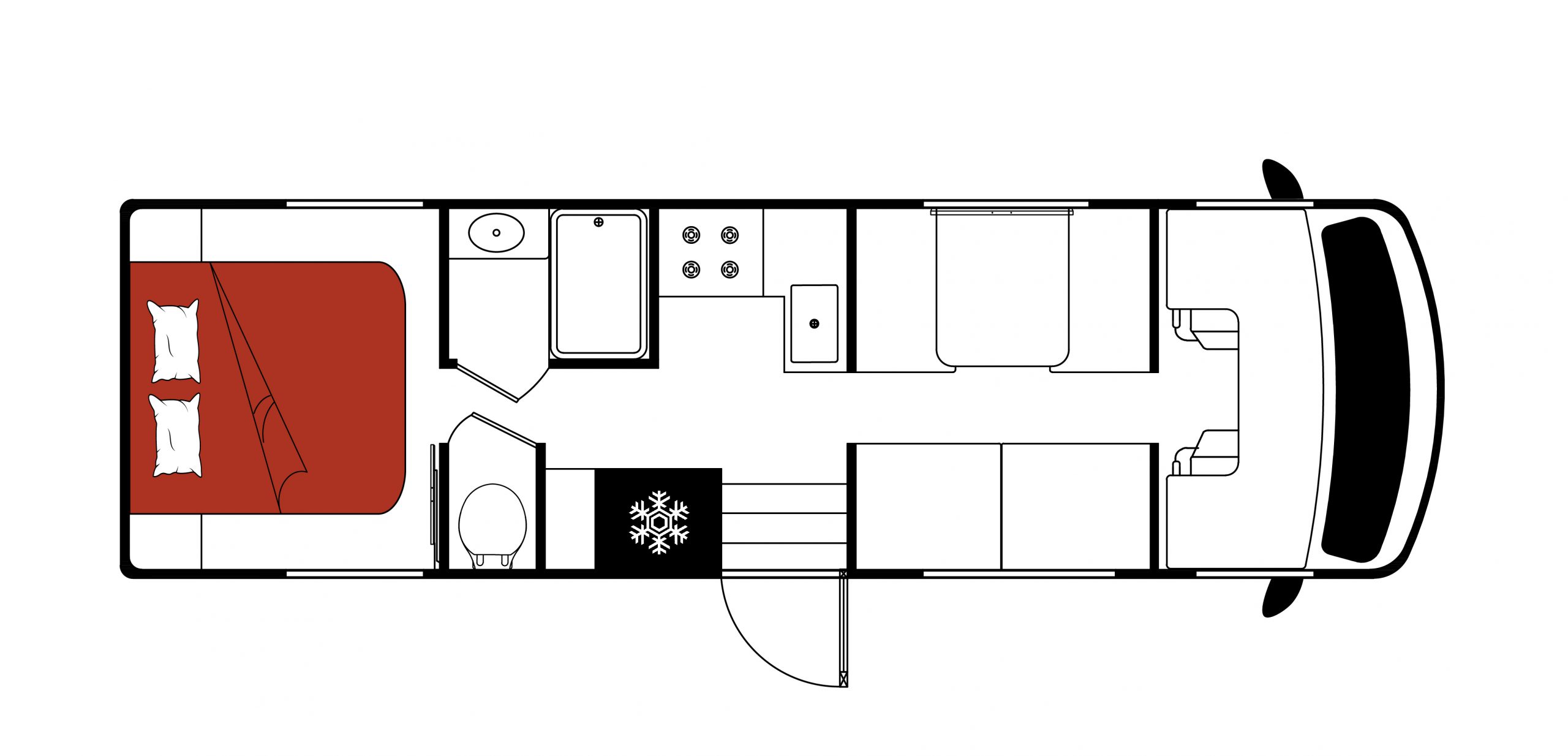 El Monte Class C Large T Day Floorplan 25 26