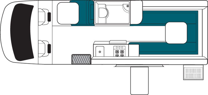 Maui, 2+1 Berth Ulitma Plus Floorplan Day