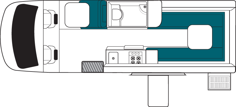 Maui, 2+1 Berth Ultima Plus Floorplan Day