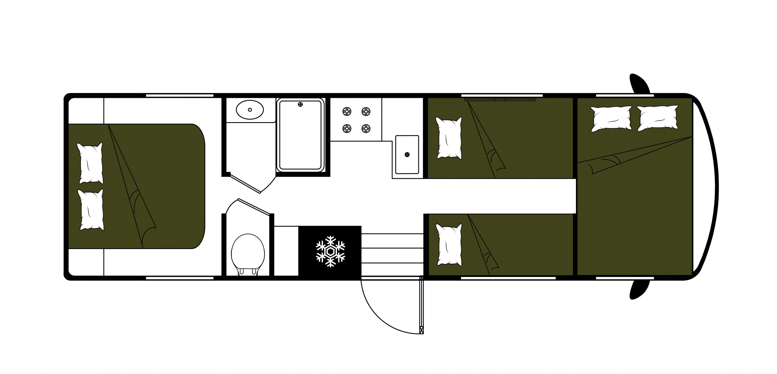Mighty, Class C Large Floorplan Night