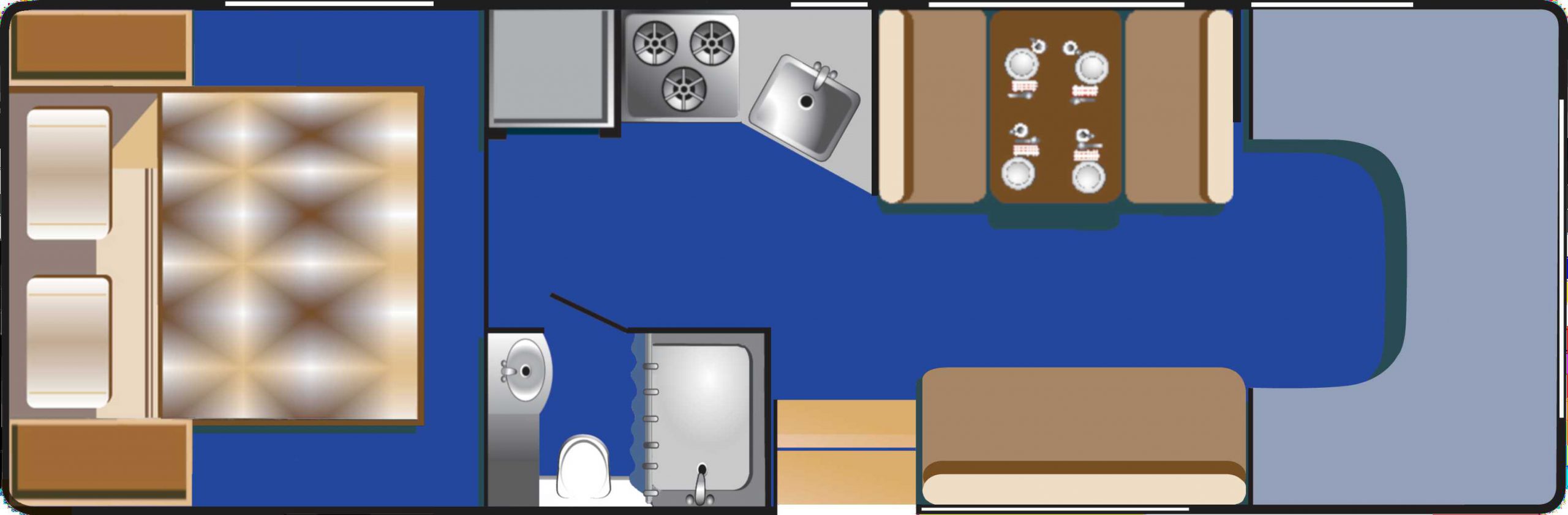 Roadbear, Class A 30 32 Floorplan Day
