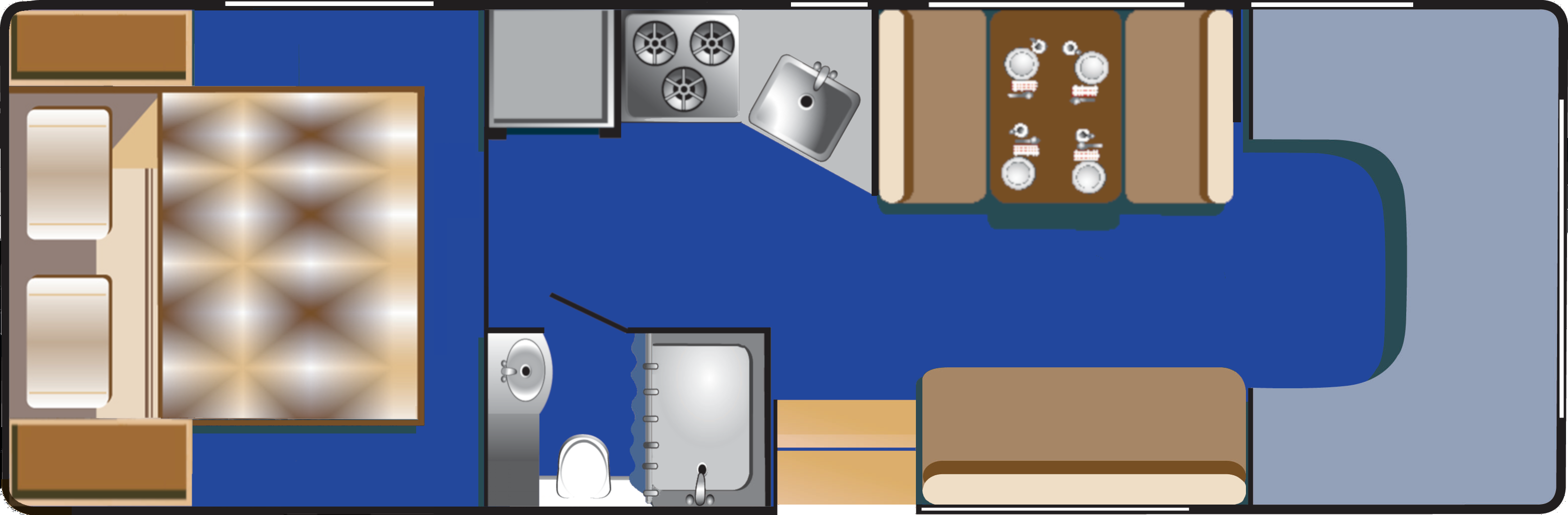 Roadbear, Class C 29-31 - floorplan day