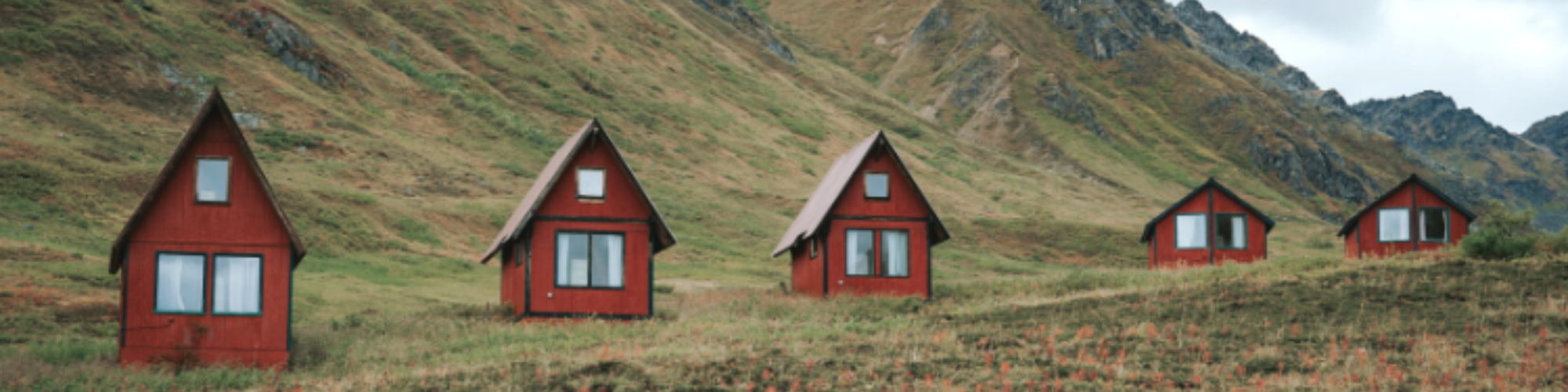 Amerika, Alaska Hatcher Pass Willow Banner
