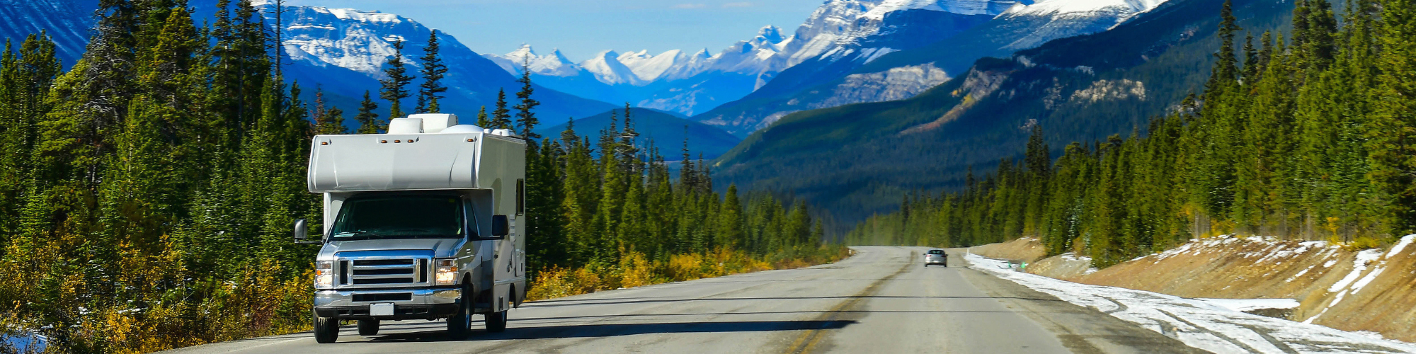 Amerika, Weg Rocky Mountains Banner