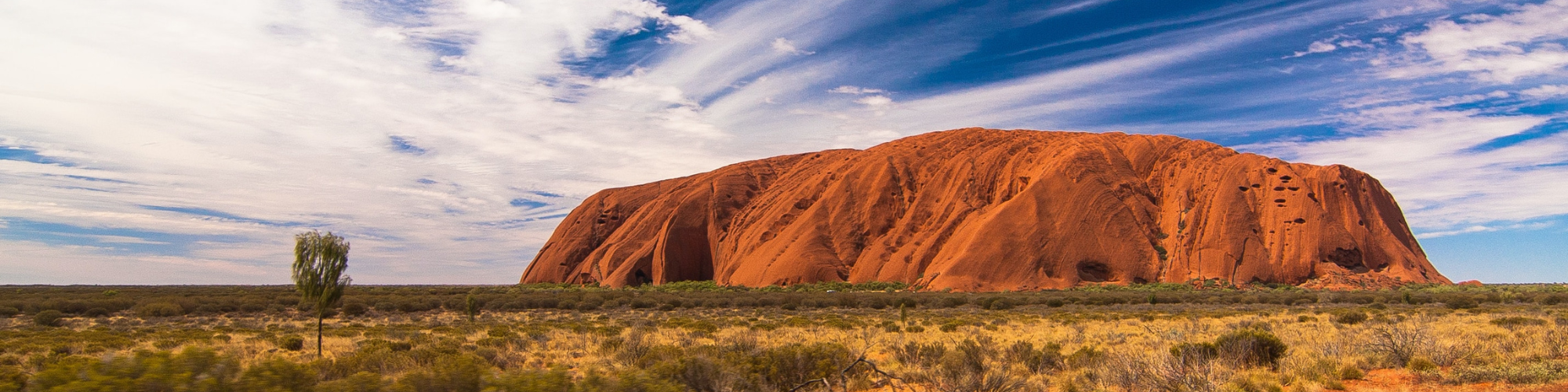 Australië, Uluru Ayers Rock Banner