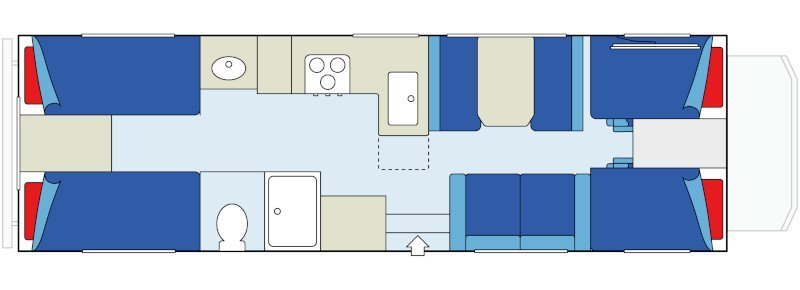 Canadream Large Motorhome Mhl Canada Floorplan Day