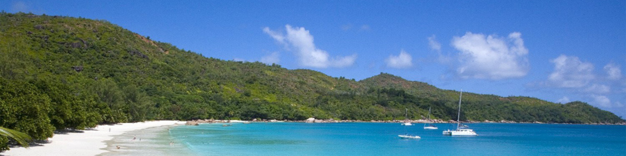 Seychellen, Strand Banner