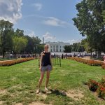 Collega Jolanda van WRC Reizen in Washington DC voor het witte huis