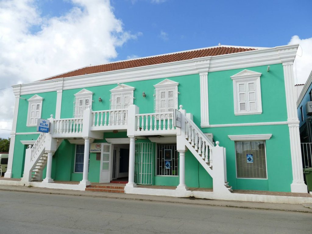 Caribische Eilanden, Bonaire, Kralendijk, Kleurig Huis