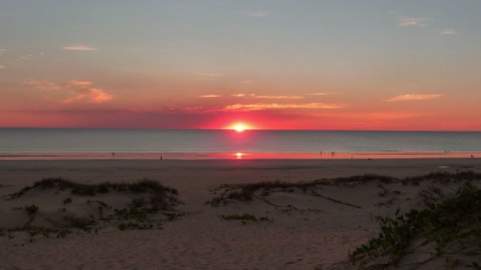 Rondreis Australië, Zonsondergang Strand In Broome